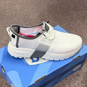 Hey Dude Sirocco White Slip-On Shoes